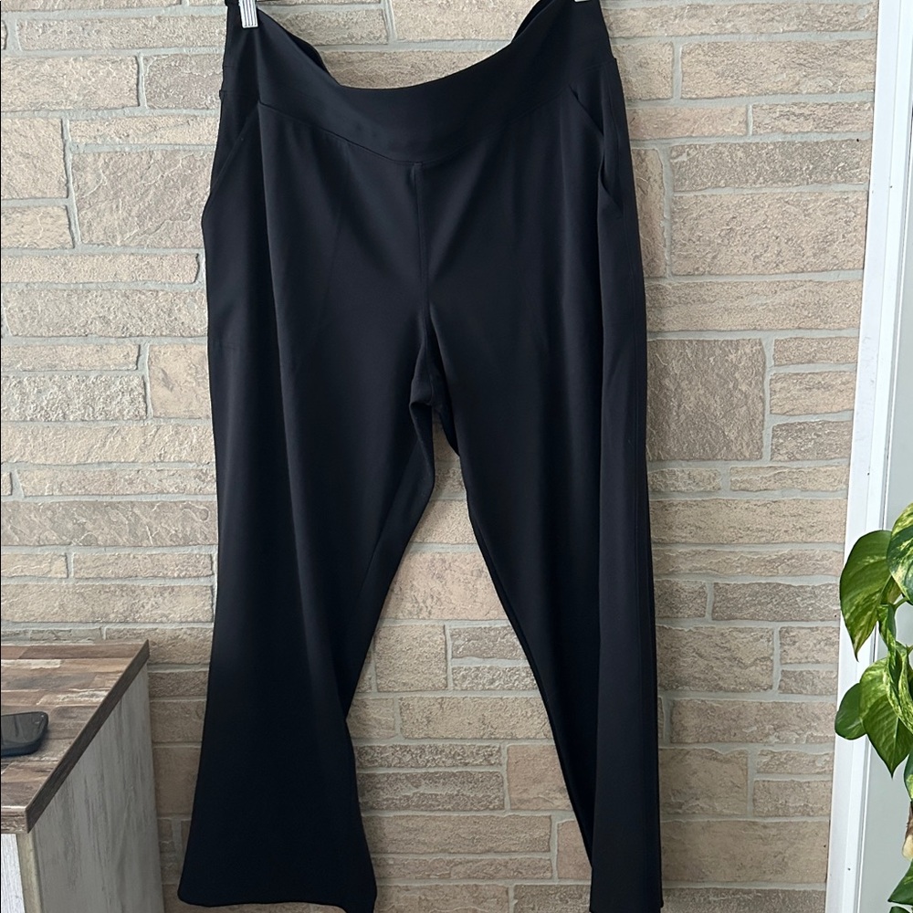 Athleta Venice Wide Leg Black Pant size 2X Casual Office - Picture 3 of 11